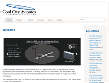 Tablet Screenshot of coolcityavionics.com